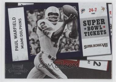 2010 Playoff Contenders - Super Bowl Tickets #21 - Paul Warfield