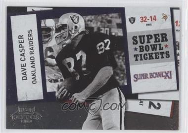 2010 Playoff Contenders - Super Bowl Tickets #26 - Dave Casper