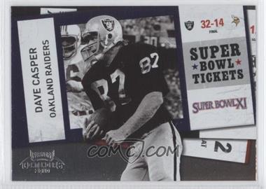 2010 Playoff Contenders - Super Bowl Tickets #26 - Dave Casper