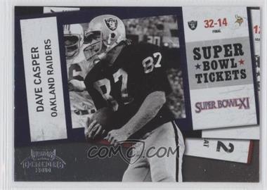 2010 Playoff Contenders - Super Bowl Tickets #26 - Dave Casper