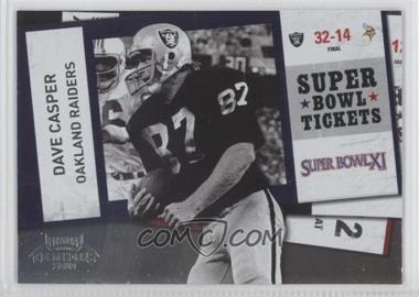 2010 Playoff Contenders - Super Bowl Tickets #26 - Dave Casper