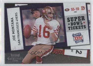 2010 Playoff Contenders - Super Bowl Tickets #44 - Joe Montana