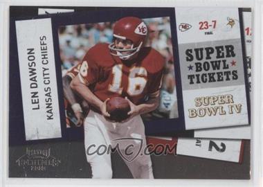 2010 Playoff Contenders - Super Bowl Tickets #9 - Len Dawson