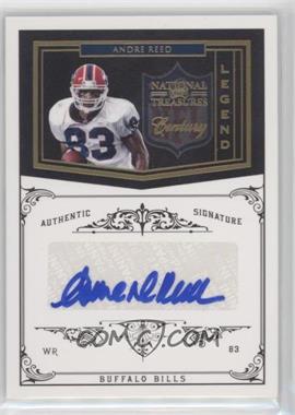 2010 Playoff National Treasures - [Base] - Century Gold Signatures #155 - Legend - Andre Reed /25