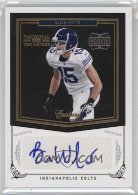 2010 Playoff National Treasures - [Base] - Century Gold Signatures #206 - Rookie - Blair White /25
