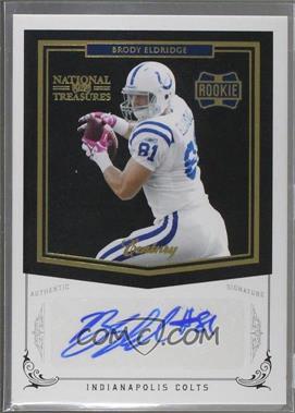 2010 Playoff National Treasures - [Base] - Century Gold Signatures #210 - Rookie - Brody Eldridge /25 [Noted]