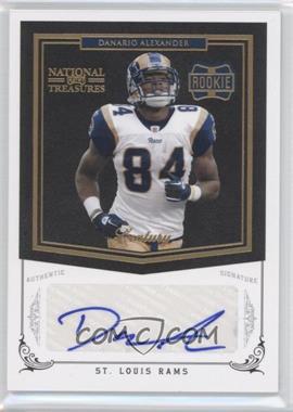 2010 Playoff National Treasures - [Base] - Century Gold Signatures #221 - Rookie - Danario Alexander /25