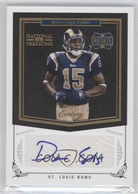 2010 Playoff National Treasures - [Base] - Century Gold Signatures #230 - Rookie - Dominique Curry /25