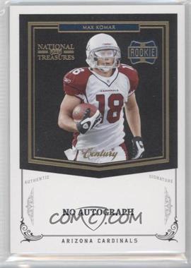 2010 Playoff National Treasures - [Base] - Century Gold Signatures #270.2 - Rookie - Max Komar (No Autograph) /25