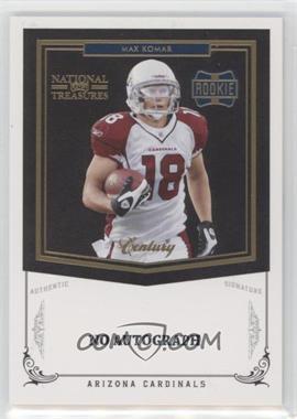 2010 Playoff National Treasures - [Base] - Century Gold Signatures #270.2 - Rookie - Max Komar (No Autograph) /25