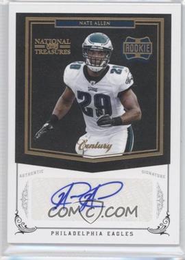 2010 Playoff National Treasures - [Base] - Century Gold Signatures #274 - Rookie - Nate Allen /25