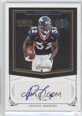 2010 Playoff National Treasures - [Base] - Century Gold Signatures #278 - Rookie - Perrish Cox /25