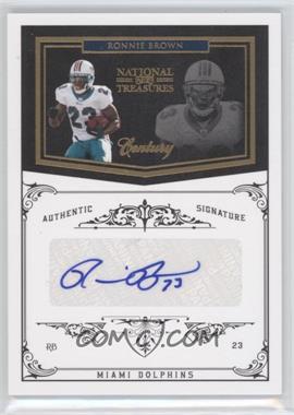 2010 Playoff National Treasures - [Base] - Century Gold Signatures #78 - Ronnie Brown /25