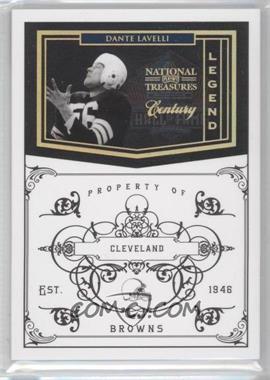 2010 Playoff National Treasures - [Base] - Century Gold #171 - Legend - Dante Lavelli /10