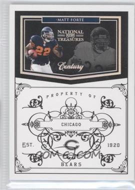 2010 Playoff National Treasures - [Base] - Century Silver #28 - Matt Forte /25