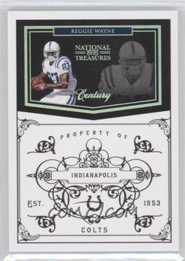 2010 Playoff National Treasures - [Base] - Century Silver #64 - Reggie Wayne /25