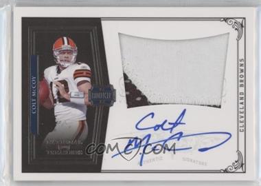 2010 Playoff National Treasures - [Base] #307 - Rookie Signature Materials - Colt McCoy /99