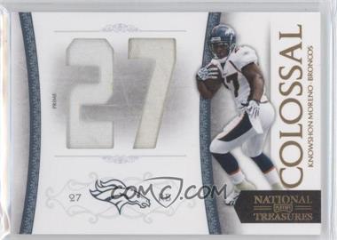 2010 Playoff National Treasures - Colossal - Jersey Number Prime #36 - Knowshon Moreno /25