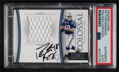 2010 Playoff National Treasures - Colossal - Missing Serial Number #44 - Peyton Manning [PSA Authentic PSA/DNA Cert]