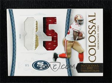 2010 Playoff National Treasures - Colossal - Position Prime #59 - Vernon Davis /25