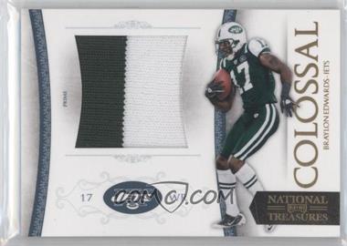 2010 Playoff National Treasures - Colossal - Prime #8 - Braylon Edwards /15