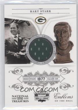 2010 Playoff National Treasures - Emblems of the Hall - Materials #9 - Bart Starr /99