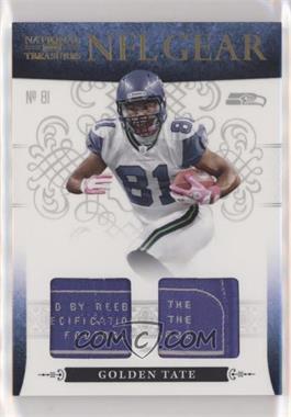2010 Playoff National Treasures - NFL Gear - Combos Laundry Tag #32 - Golden Tate /15