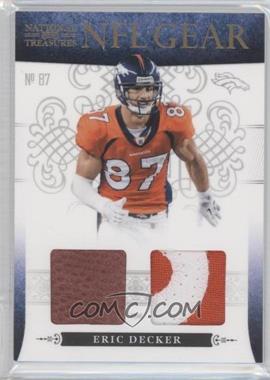 2010 Playoff National Treasures - NFL Gear - Combos Prime #19 - Eric Decker /49