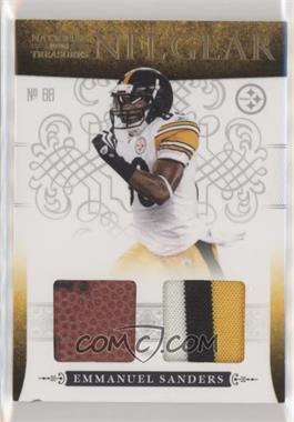 2010 Playoff National Treasures - NFL Gear - Combos Prime #22 - Emmanuel Sanders /49