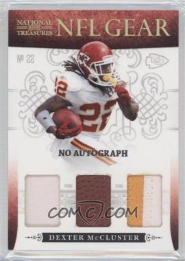 2010 Playoff National Treasures - NFL Gear - Trios Prime Signatures #34 - Dexter McCluster /25