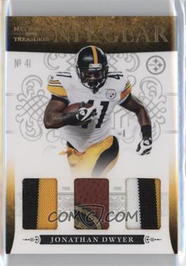 2010 Playoff National Treasures - NFL Gear - Trios Prime #17 - Jonathan Dwyer /49