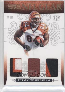 2010 Playoff National Treasures - NFL Gear - Trios Prime #23 - Jermaine Gresham /49