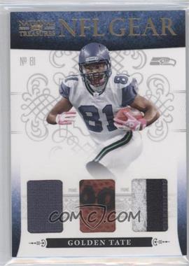 2010 Playoff National Treasures - NFL Gear - Trios Prime #32 - Golden Tate /49