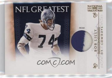 2010 Playoff National Treasures - NFL Greatest - Materials Prime #23 - Bob Lilly /49