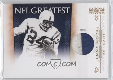 2010 Playoff National Treasures - NFL Greatest - Materials Prime #35 - Lenny Moore  /49