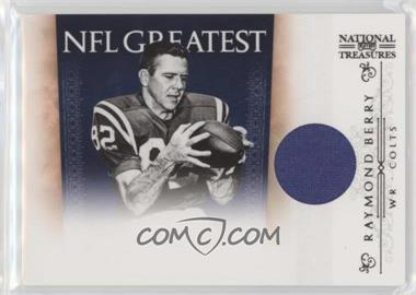 2010 Playoff National Treasures - NFL Greatest - Materials #16 - Raymond Berry /99