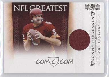 2010 Playoff National Treasures - NFL Greatest - Materials #3 - Sonny Jurgensen /99