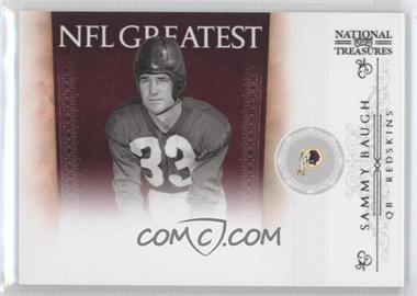 2010 Playoff National Treasures - NFL Greatest #18 - Sammy Baugh /99