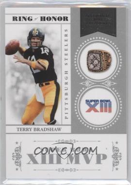 2010 Playoff National Treasures - Ring of Honor #15 - Terry Bradshaw /99