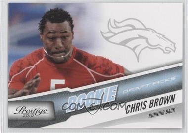 2010 Playoff Prestige - [Base] - Draft Picks Light Blue #220 - Chris Brown /999