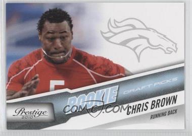 2010 Playoff Prestige - [Base] - Draft Picks Light Blue #220 - Chris Brown /999