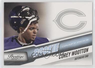 2010 Playoff Prestige - [Base] - Draft Picks Light Blue #224 - Corey Wootton /999