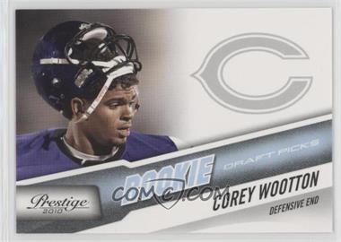 2010 Playoff Prestige - [Base] - Draft Picks Light Blue #224 - Corey Wootton /999