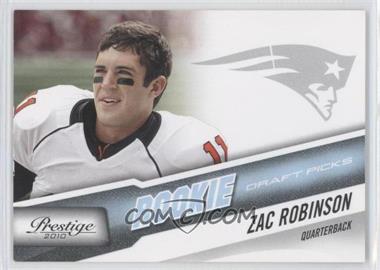 2010 Playoff Prestige - [Base] - Draft Picks Light Blue #300 - Zac Robinson /999