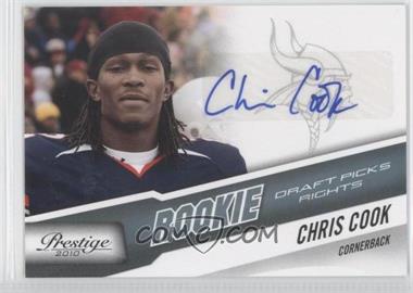 2010 Playoff Prestige - [Base] - Rookie Draft Picks Rights Autographs #221 - Chris Cook /399