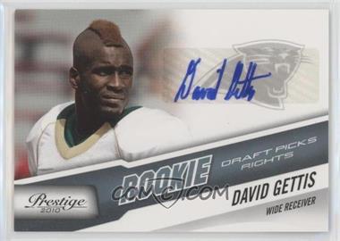 2010 Playoff Prestige - [Base] - Rookie Draft Picks Rights Autographs #229 - David Gettis /999