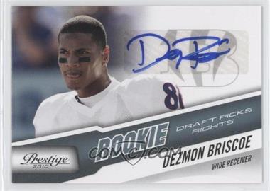 2010 Playoff Prestige - [Base] - Rookie Draft Picks Rights Autographs #235 - Dezmon Briscoe /599