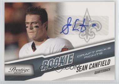 2010 Playoff Prestige - [Base] - Rookie Draft Picks Rights Autographs #288 - Sean Canfield /999