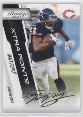 2010 Playoff Prestige - [Base] - Xtra Points Black Autographs #39 - Matt Forte /97