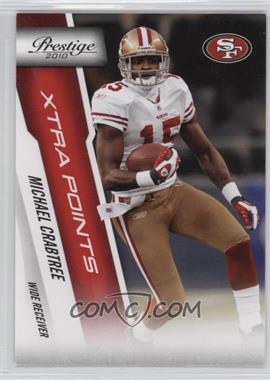 2010 Playoff Prestige - [Base] - Xtra Points Red #171 - Michael Crabtree /100